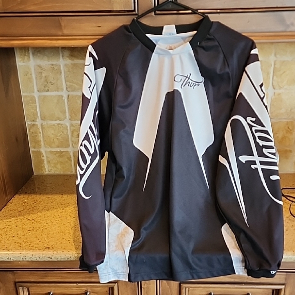 Thor Monochrome Racing Jersey EUC XL KIDS